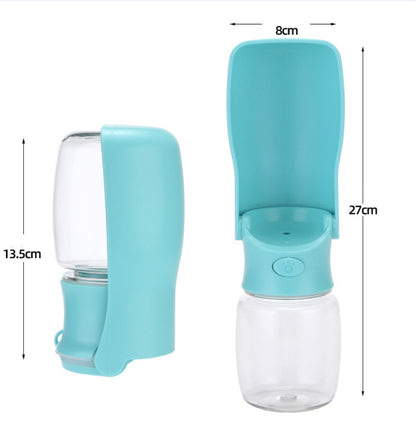 Foldable Portable Dog Water Bottle and Dispenser for Pets