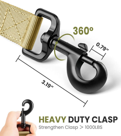 Heavy-Duty Bungee Dog Leash with Shock Absorption Technology